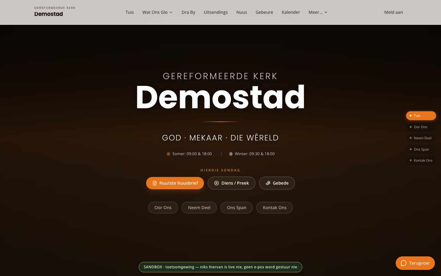 GK Demostad se tuisblad